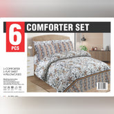 6 PCs Winter Comforter Set (Heavy Filling)
